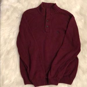 Chaps Sweater.Maroon.Size•M